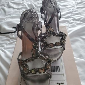 BCBGeneration Angelina Metallic Heels